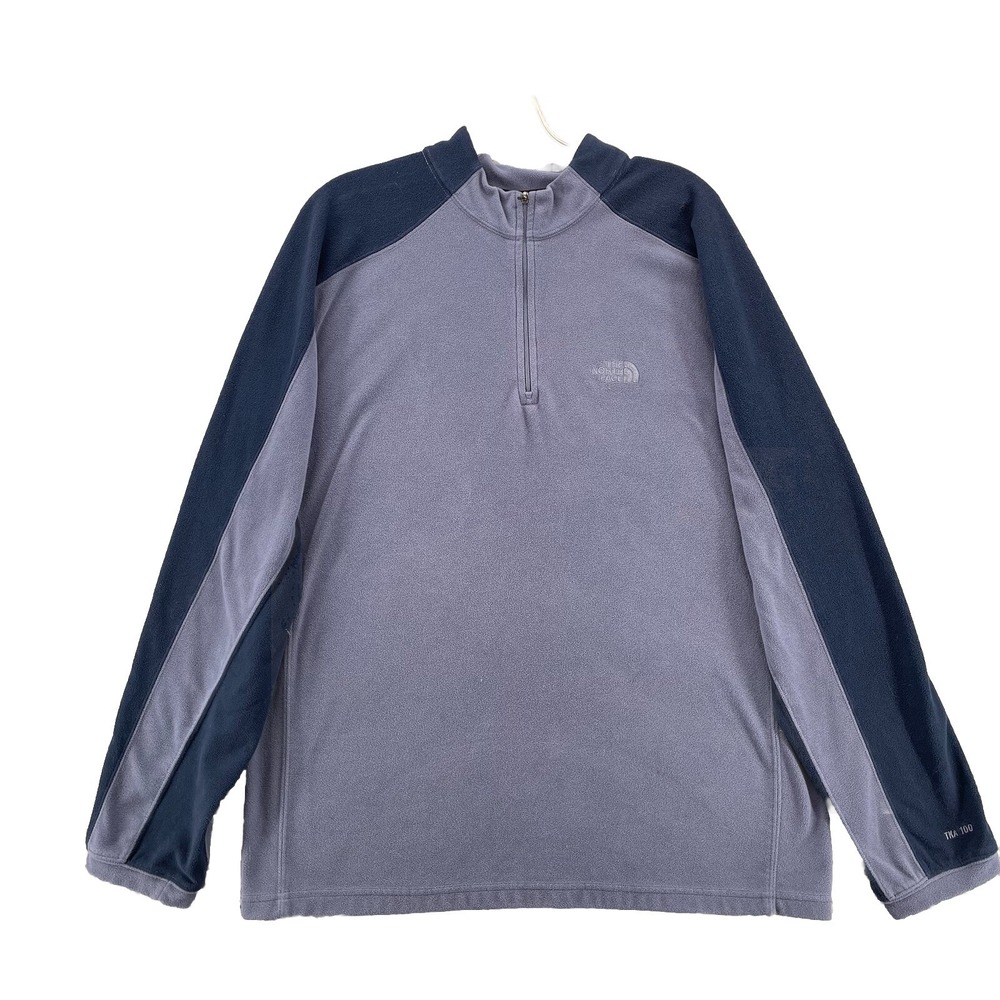North Face TKA 100 Fleece Jacket Men's Large Lavender Gorpcore Minimalist 90s